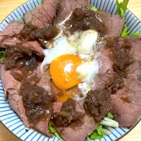 #ローストビーフ丼|トリさん