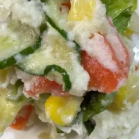レタスポテトサラダ🥗|🐧ペンギン2さん