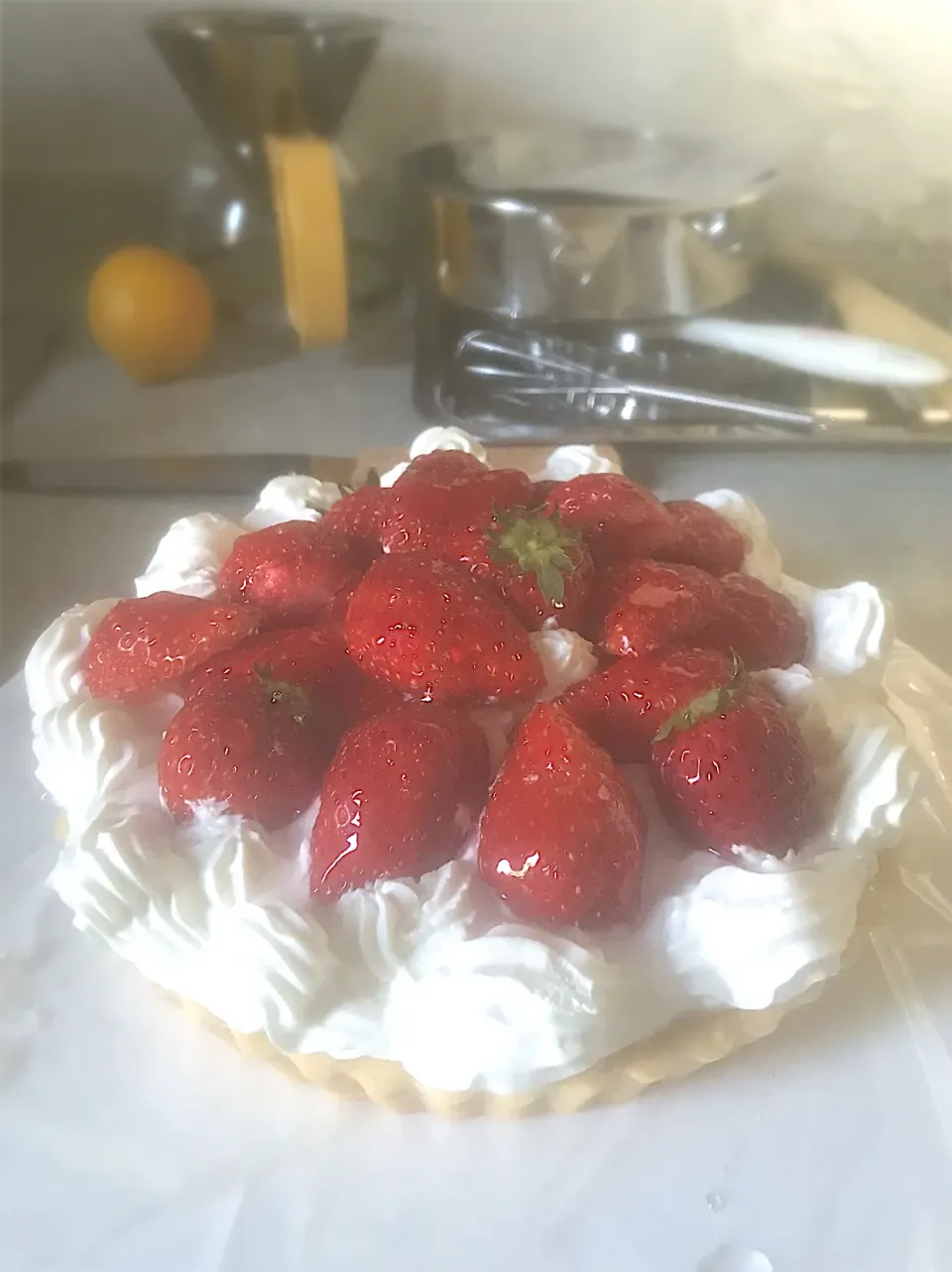 いちごのカスタードタルト|チャッピーさん