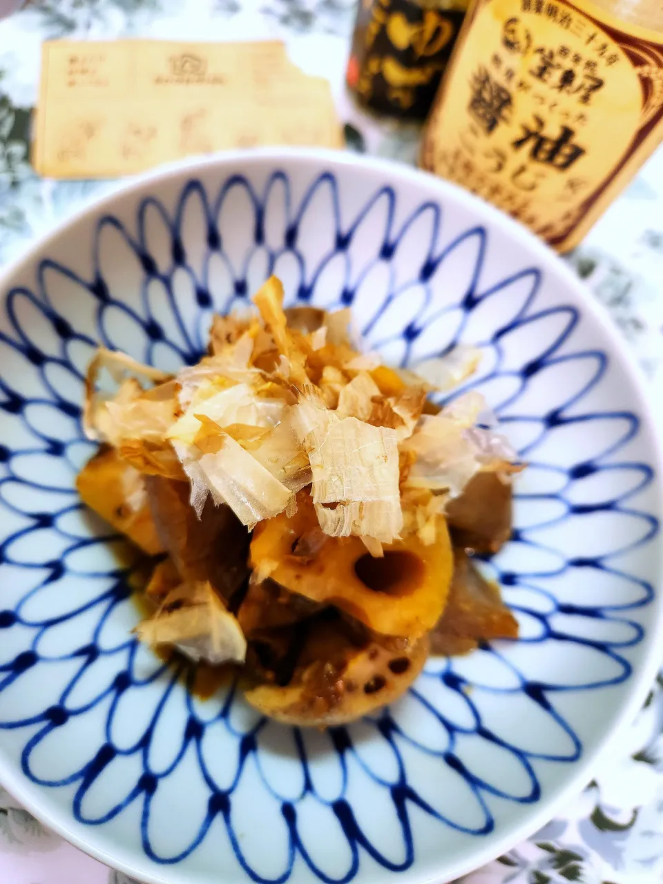 🔷皮つき🍁秋蓮根と蒟蒻の醤油こうじ煮🔷|@きなこさん