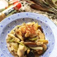 🇹🇼鶏肉とネギのオイスターソース炒め 五香粉の香り🇹🇼|めいめいさん