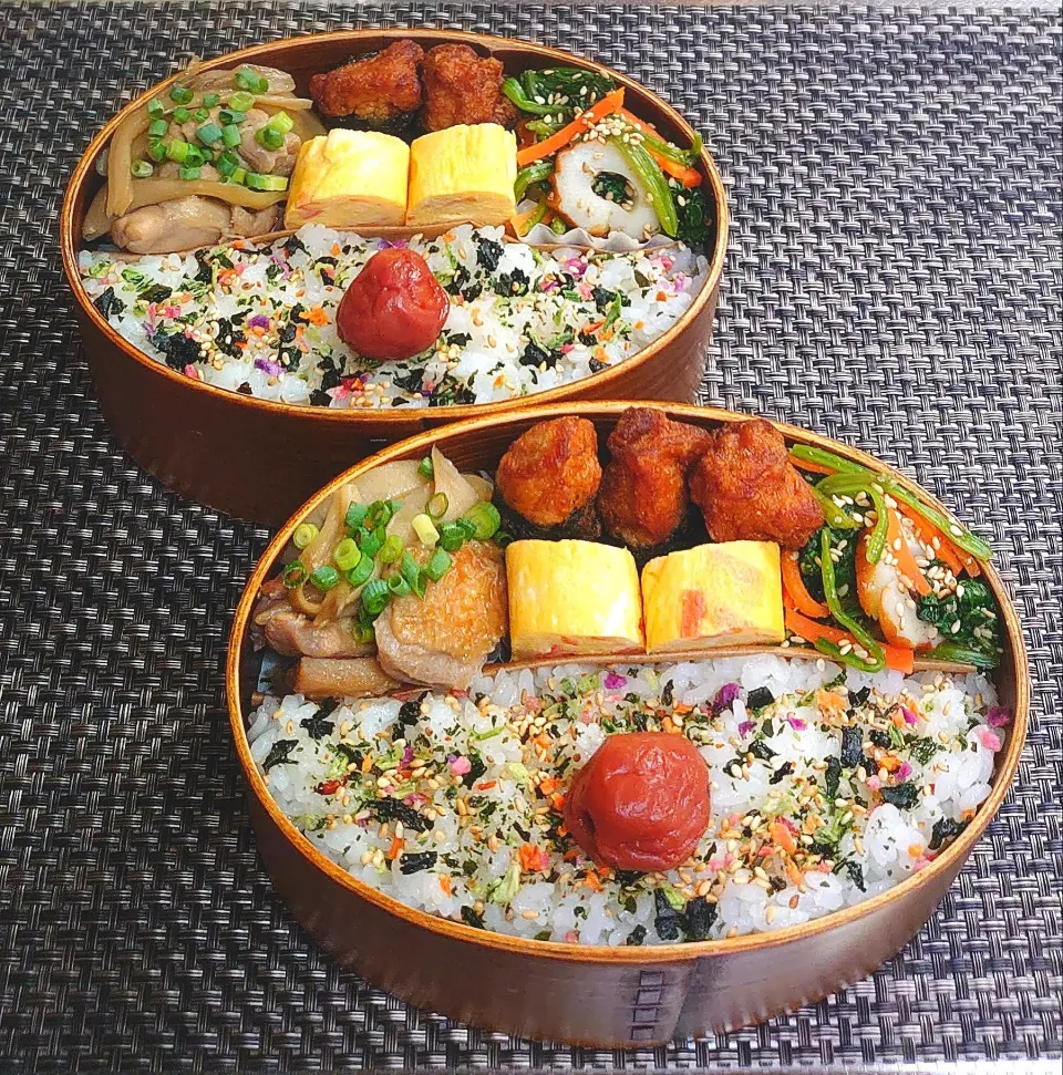 母とムスコのラブラブおソロ♪あっちもこっちもダブチキ弁当|からあげビールさん