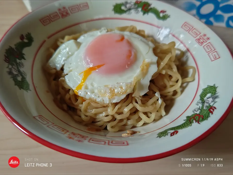 2025/10/06は十五夜「中秋の名月」2025/10/07は満月の昨日の食事メニューは月見混ぜ喜多方ラーメン|Tarou  Masayukiさん