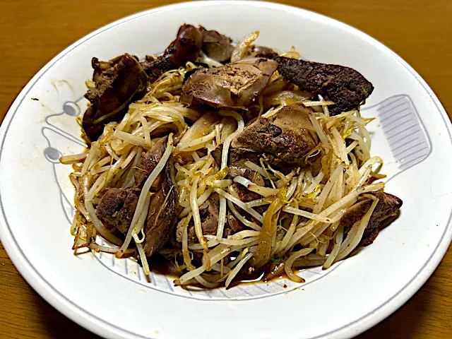 🐓肝のもやし炒め❗️╰(*´︶`*)╯♡✨|サソリさん