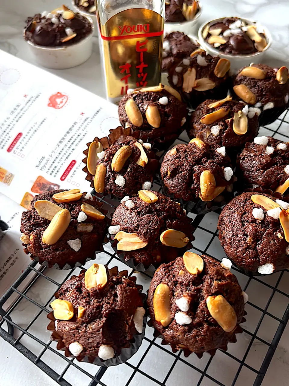 ピーナツチョコマフィン|とんちんさん