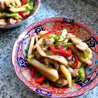 豚肉，じゃがいも、ピーマン🫑のオイスター炒め| ヨウコさん