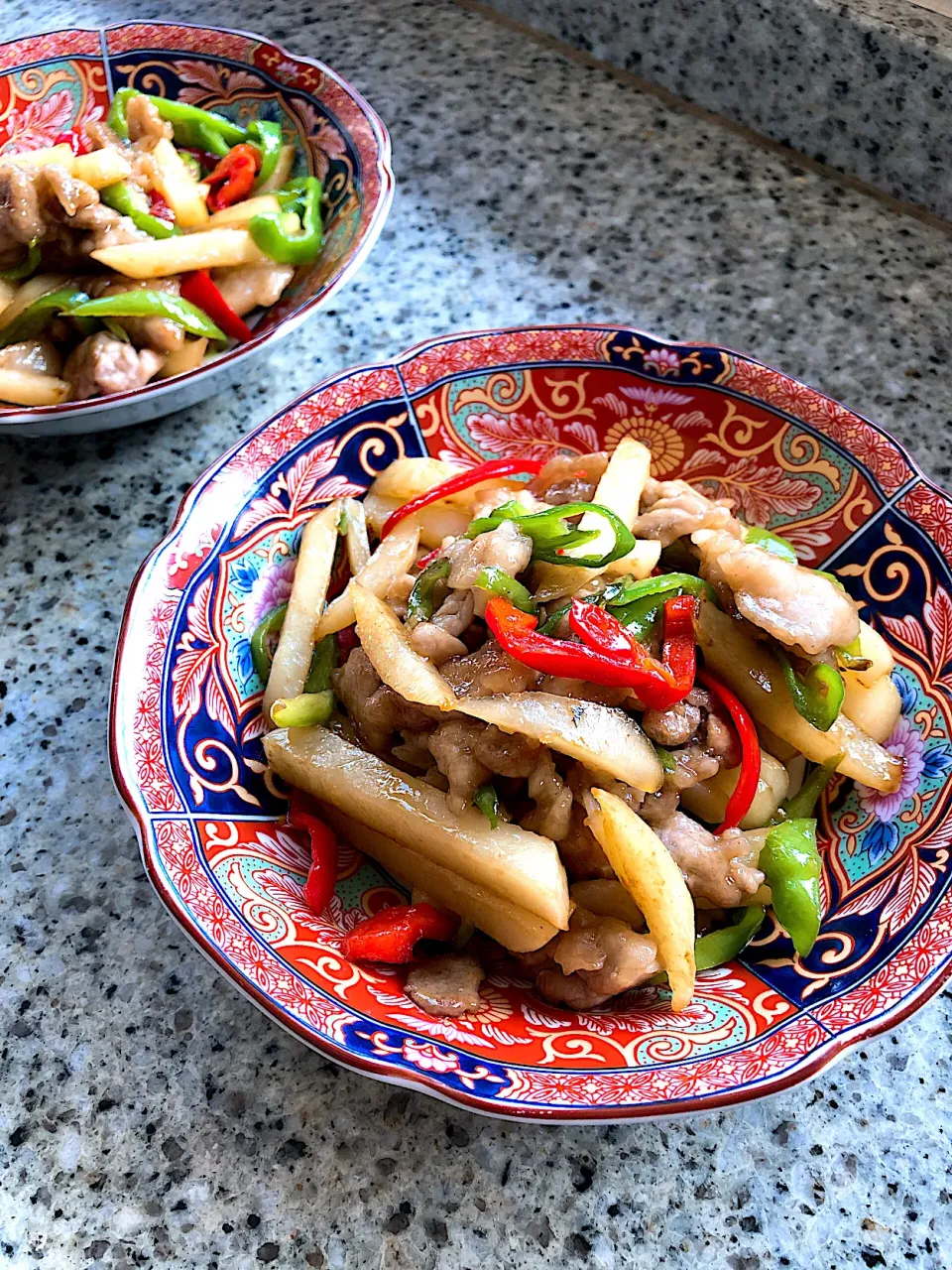 豚肉，じゃがいも、ピーマン🫑のオイスター炒め|ヨウコさん