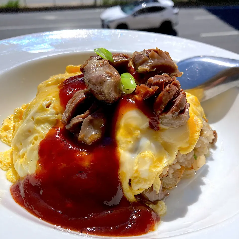 砂ずりオムライス|Kさん