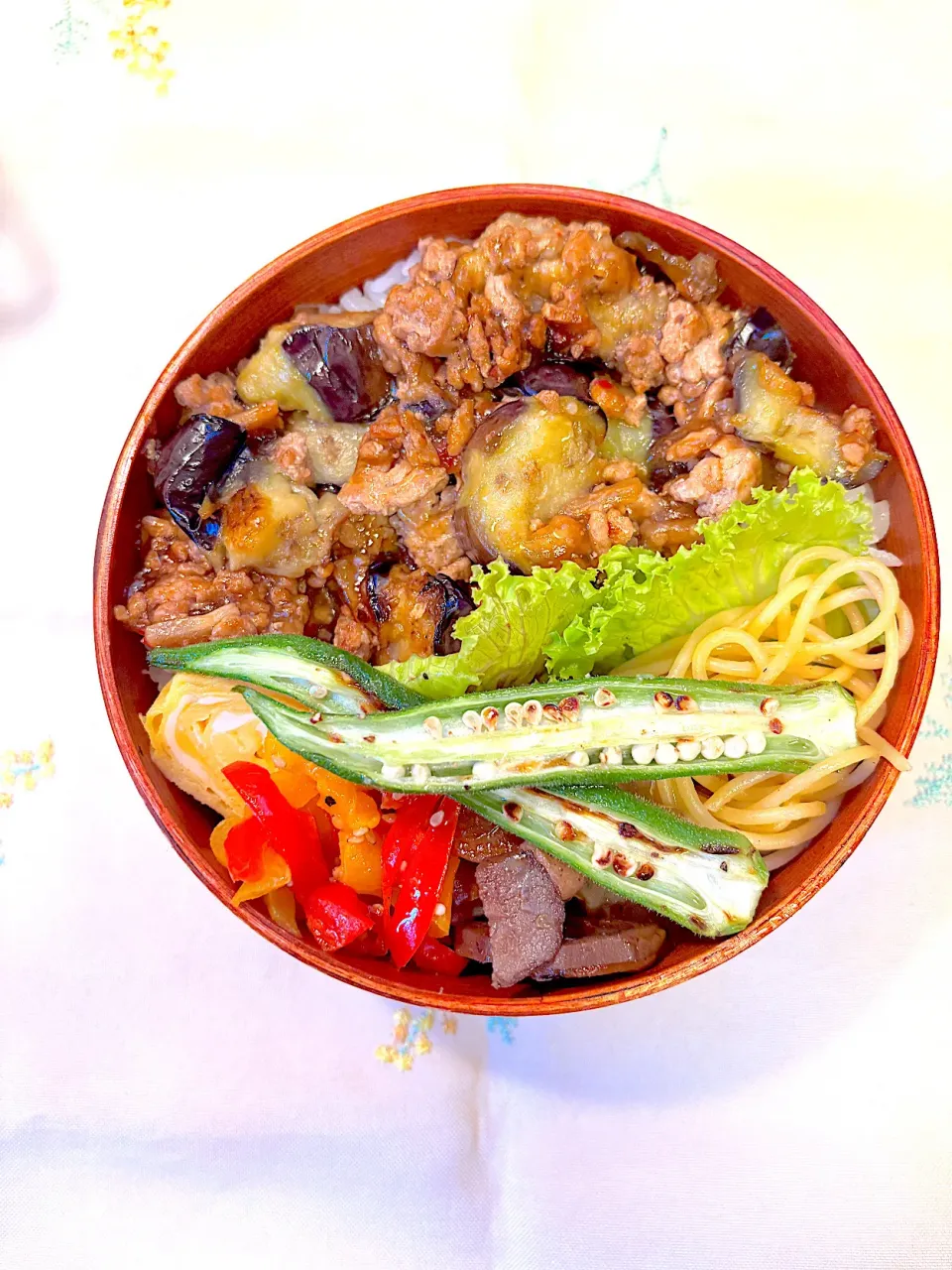 麻婆茄子弁当|ステラさん