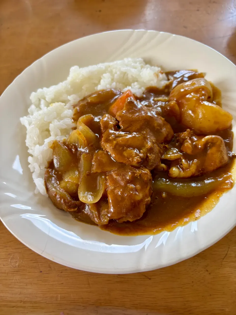 10/7のお昼ごはん~ポークカレー~|ゆかｕさん