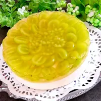 シャインマスカットのレアチーズケーキ| ERimanaさん