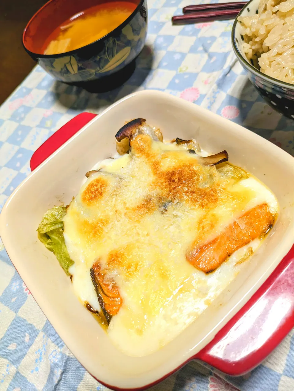 鮭とエリンギのグラタン|かっちゃんさん