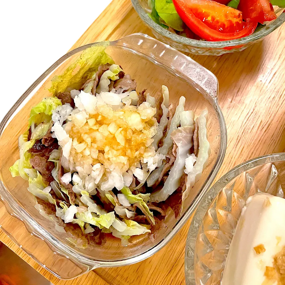 牛肉と白菜のミルフィーユ　大根おろしポン酢|Nagashima  Yukoさん