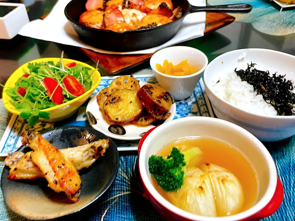 チーズつくねスキレット焼き|Reikoさん