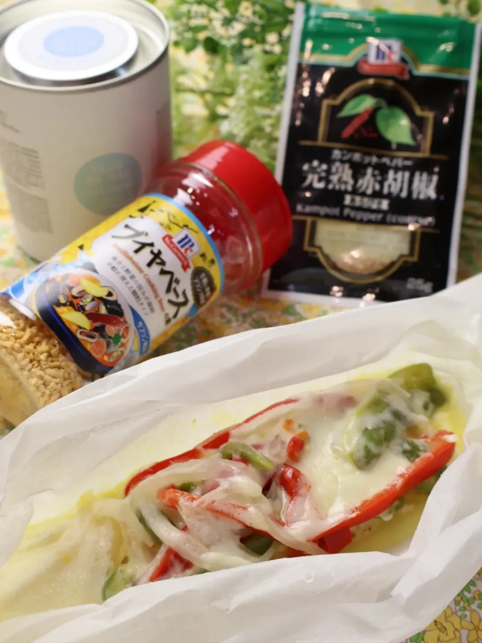 秋鮭のチーズ包み蒸し焼き|めいめいさん