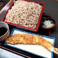 【蕎麦屋で酒を呑む〜浅草尾張屋】〆の大海老天せいろ大盛り🤤
