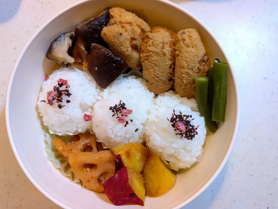 がんもの煮物弁当|めぐめぐさん