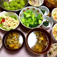 3人でささやな晩ごはん〜(^^)❤︎|いつくしみちゃんさん