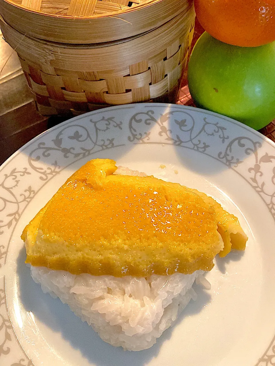 Sticky rice with custard|ivyさん