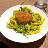 Portobello mushroom bucatini|skyblueさん