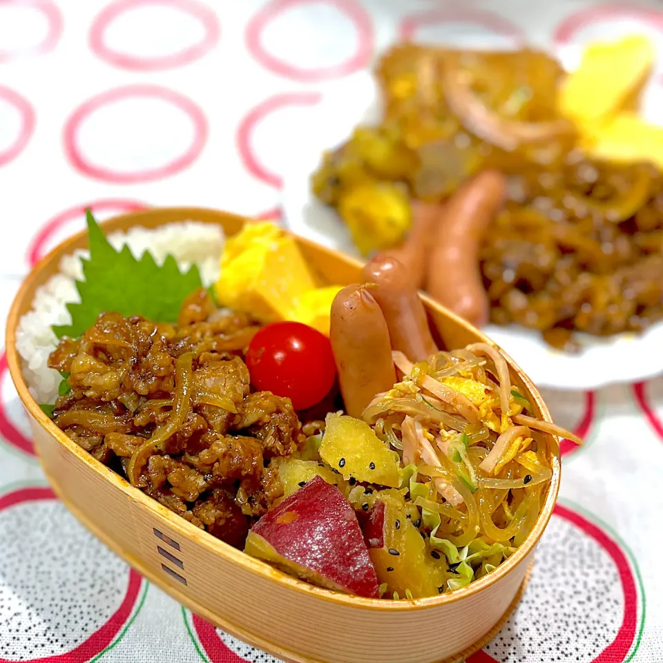 牛肉カレー炒め弁当|のんさん