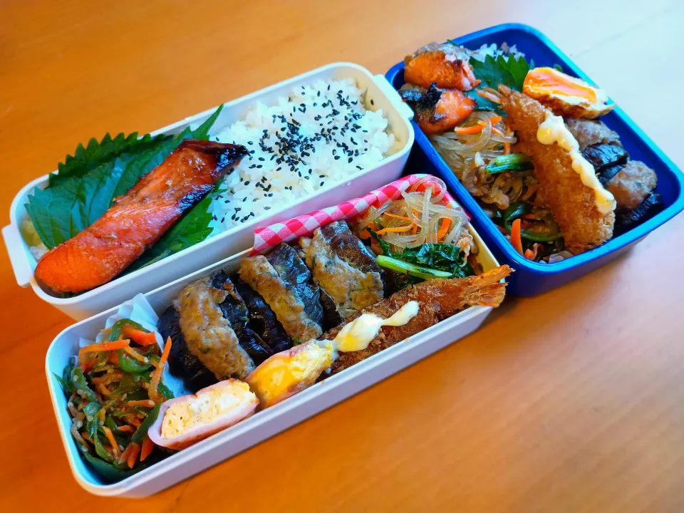 次男・私弁当|tamagomagomagoさん