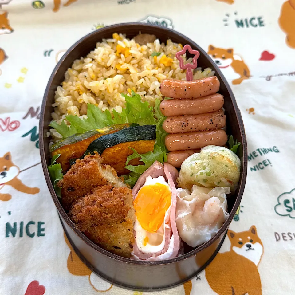 10月8日⚾️チャーハン弁当|ぽんちゃんさん