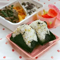 🍙混ぜ込みひじきおにぎり🍙|アスママさん