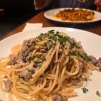 白いミートソース