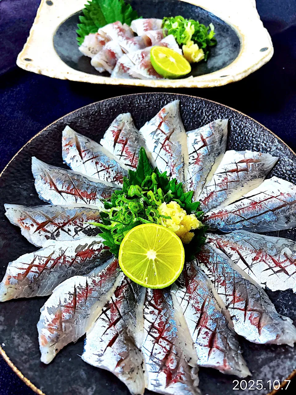 鯵の刺身|オーロラさん