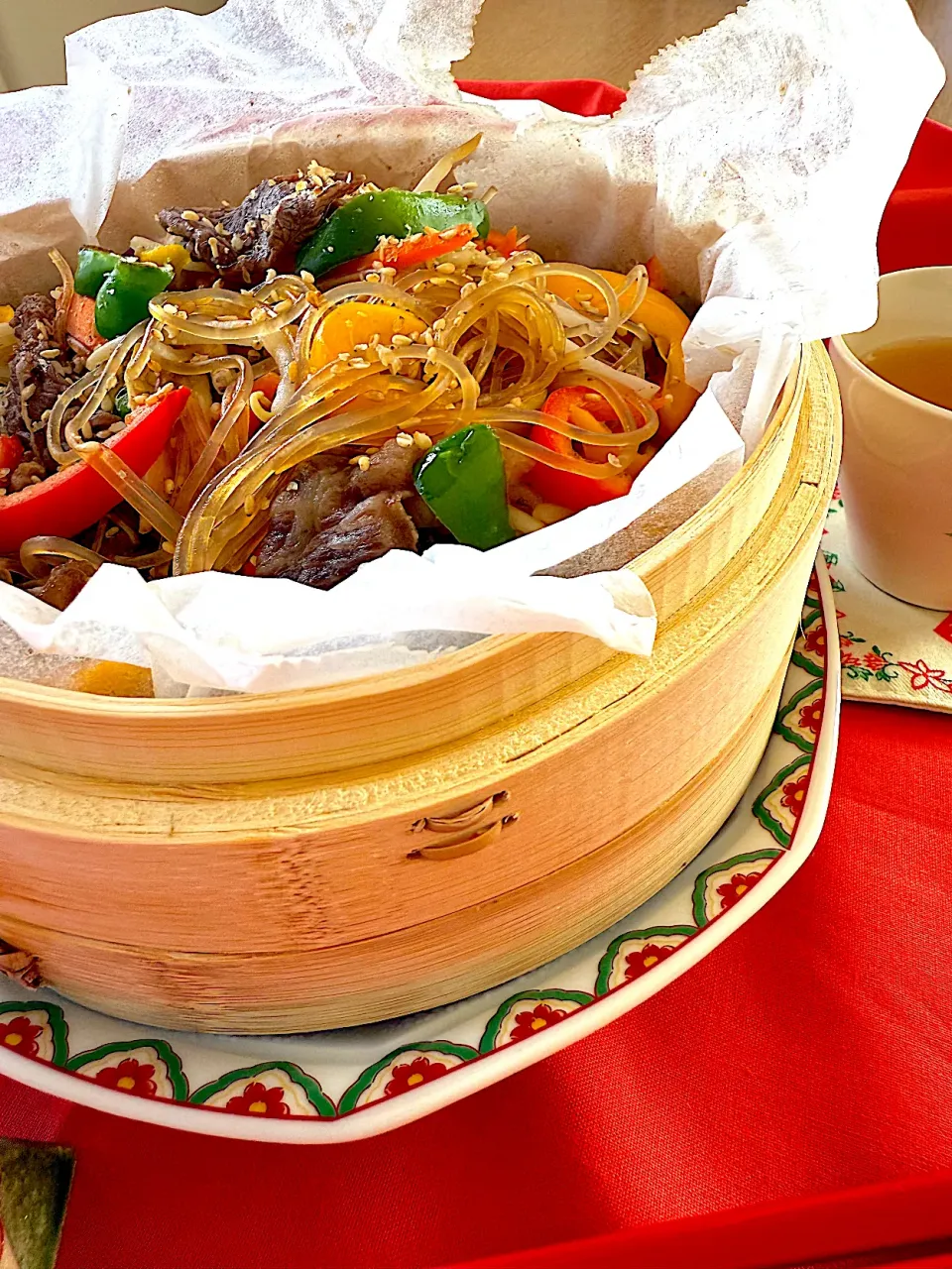 蒸篭で作る簡単アルモンデチャプチェ|サミカさん