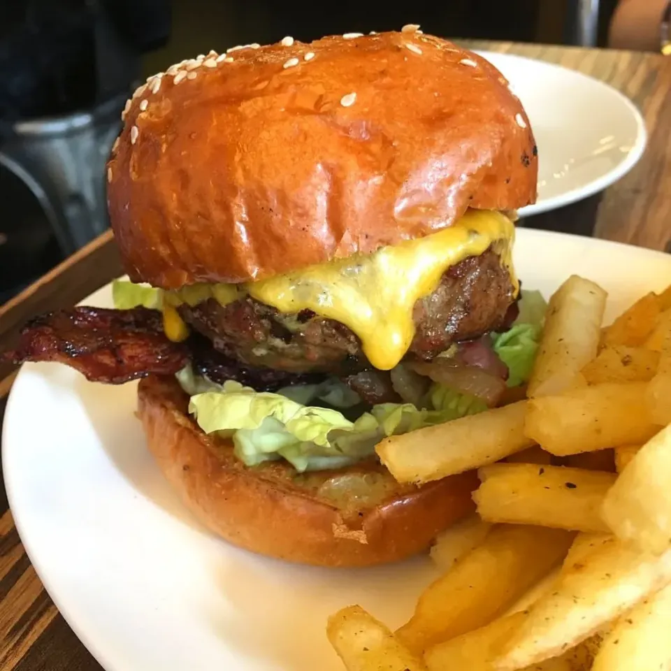 Beef & Bacon Burger 🥓🍔🥩🤤|An'leeさん