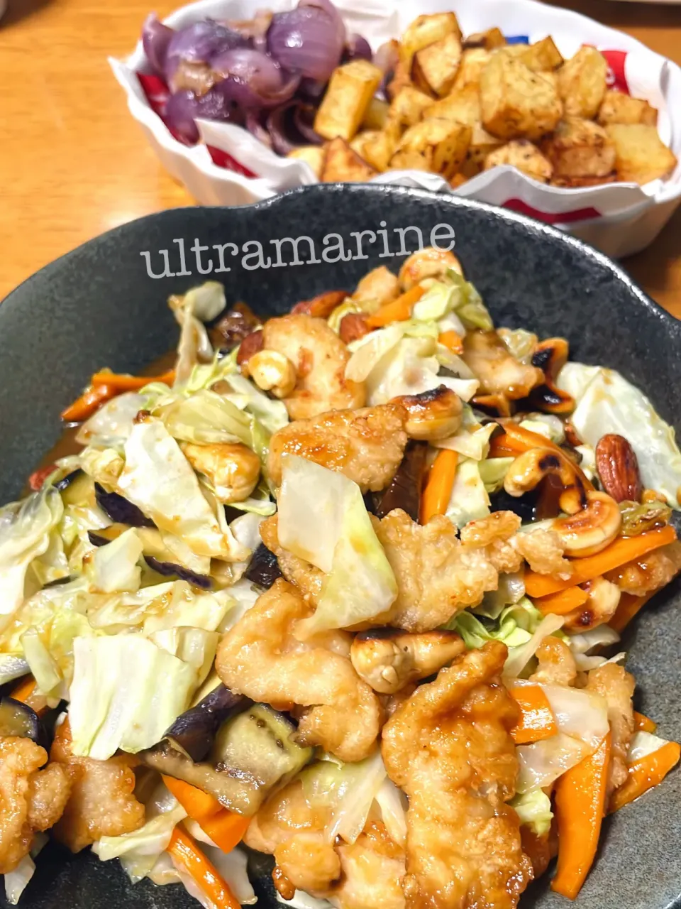 ＊とり天と野菜のあんかけ♪＊|ultramarineさん