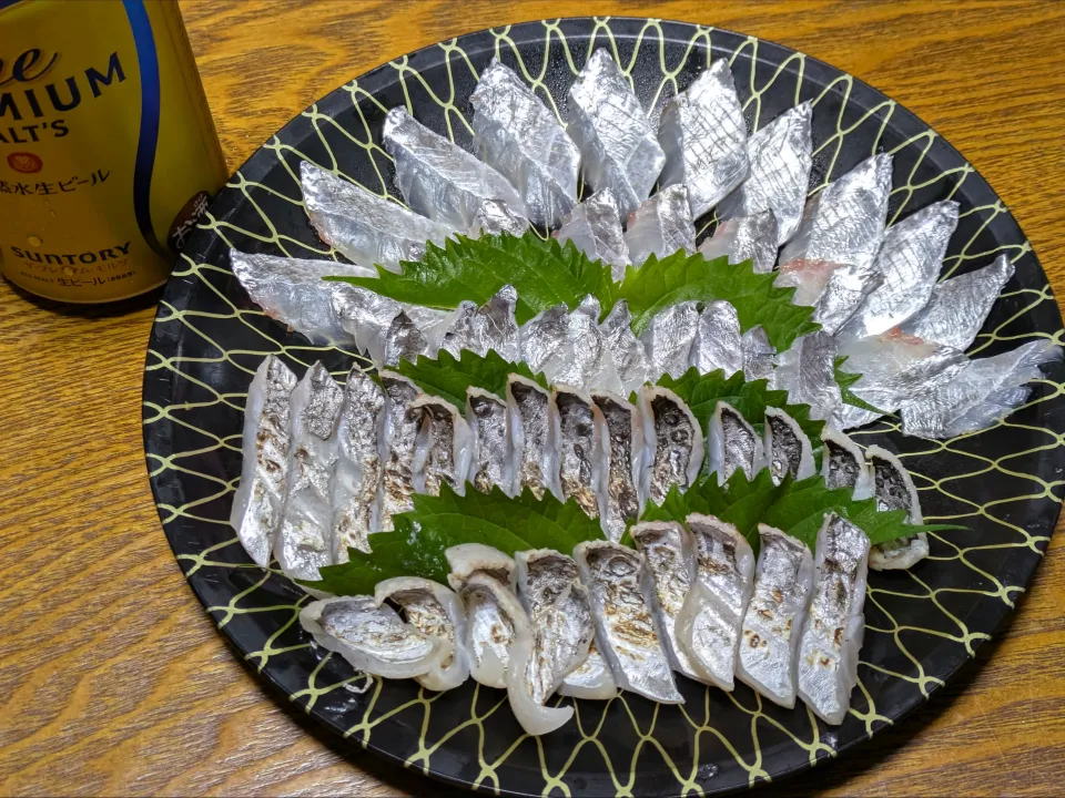 太刀魚のお刺身(削ぎ造りと炙り)|macoZyさん