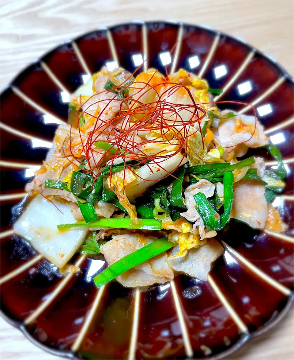 豚キムチ炒め|藤田 まり子さん