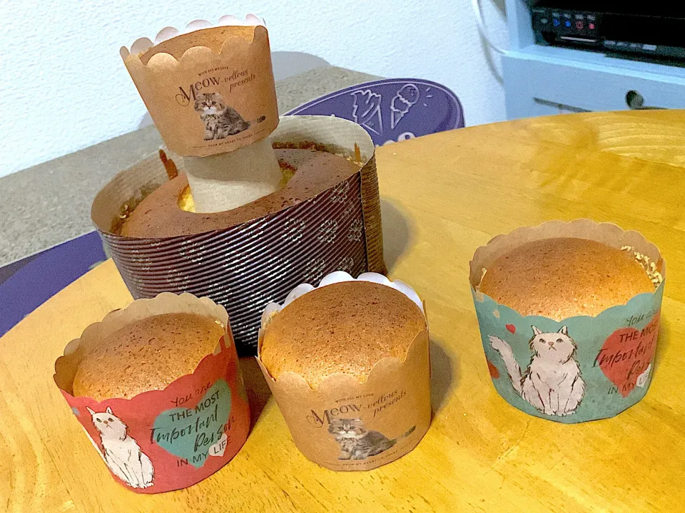 シフォンケーキ　(ちょっと焦げた)|しっぴりみさん