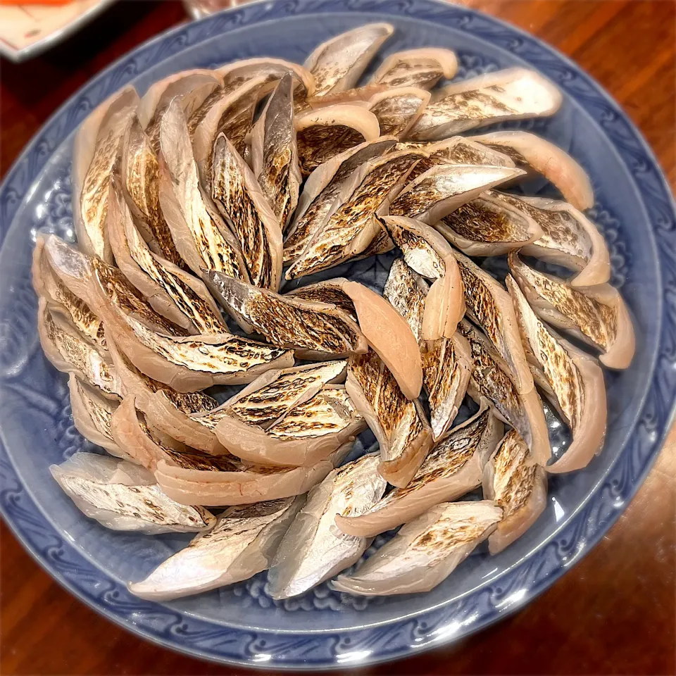 タチウオの炙り刺身|Hiro Yanさん