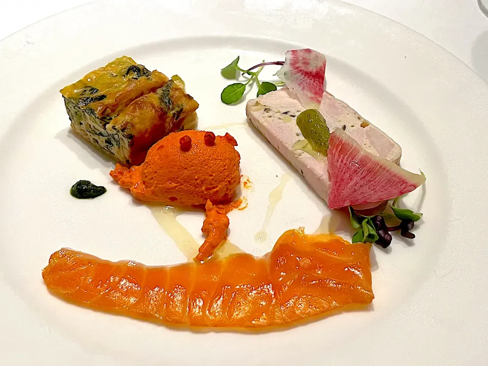 自慢のオードヴルの盛り合わせ|ゆうじ.さん