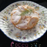フライパンで10分腸活力6倍に♫小麦粉なしの焼きりんごケーキ✨