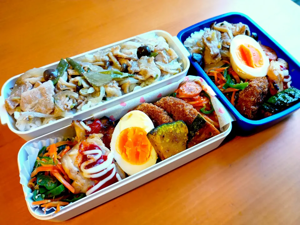 次男・私弁当|tamagomagomagoさん