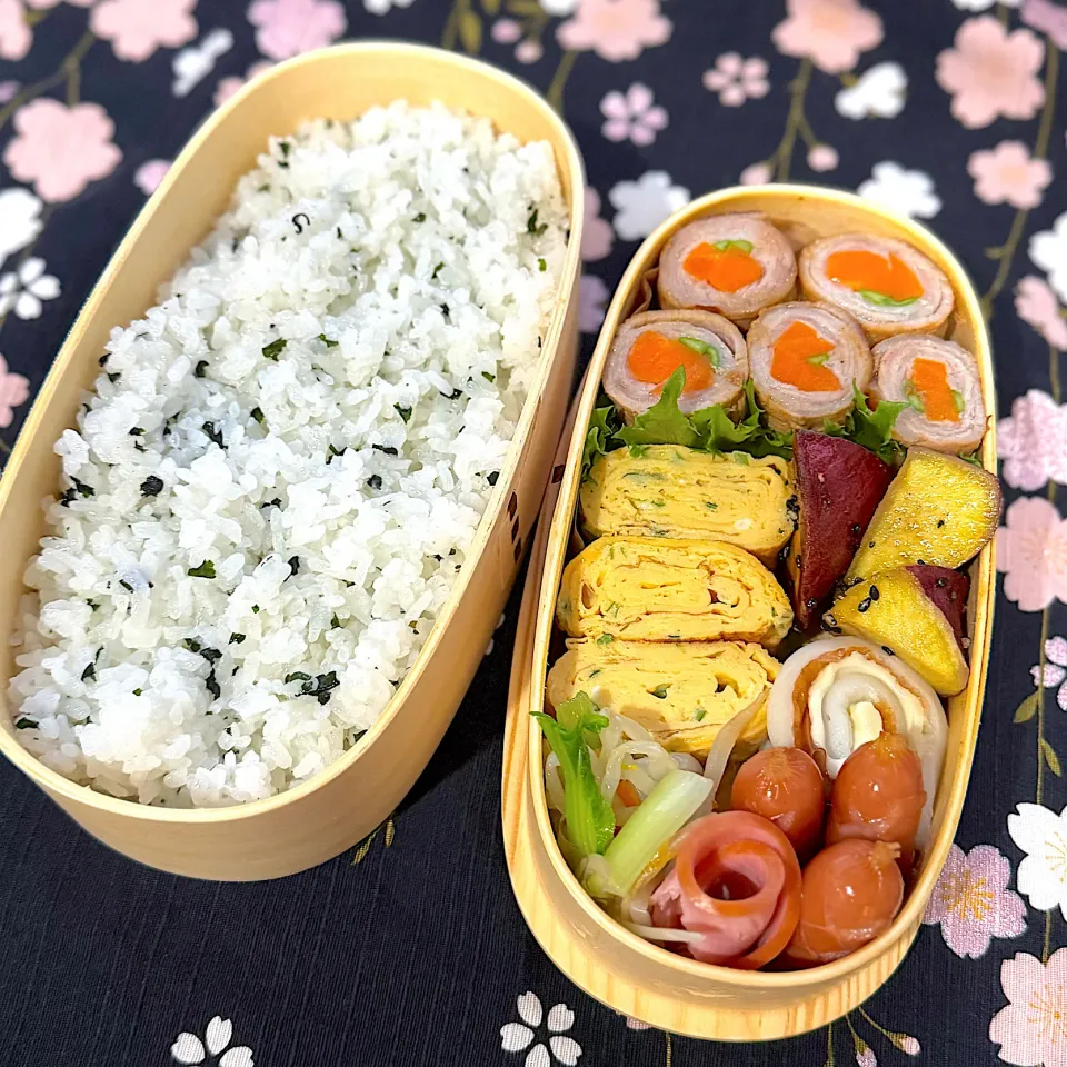 10月9日⚾️野菜肉巻き弁当|ぽんちゃんさん