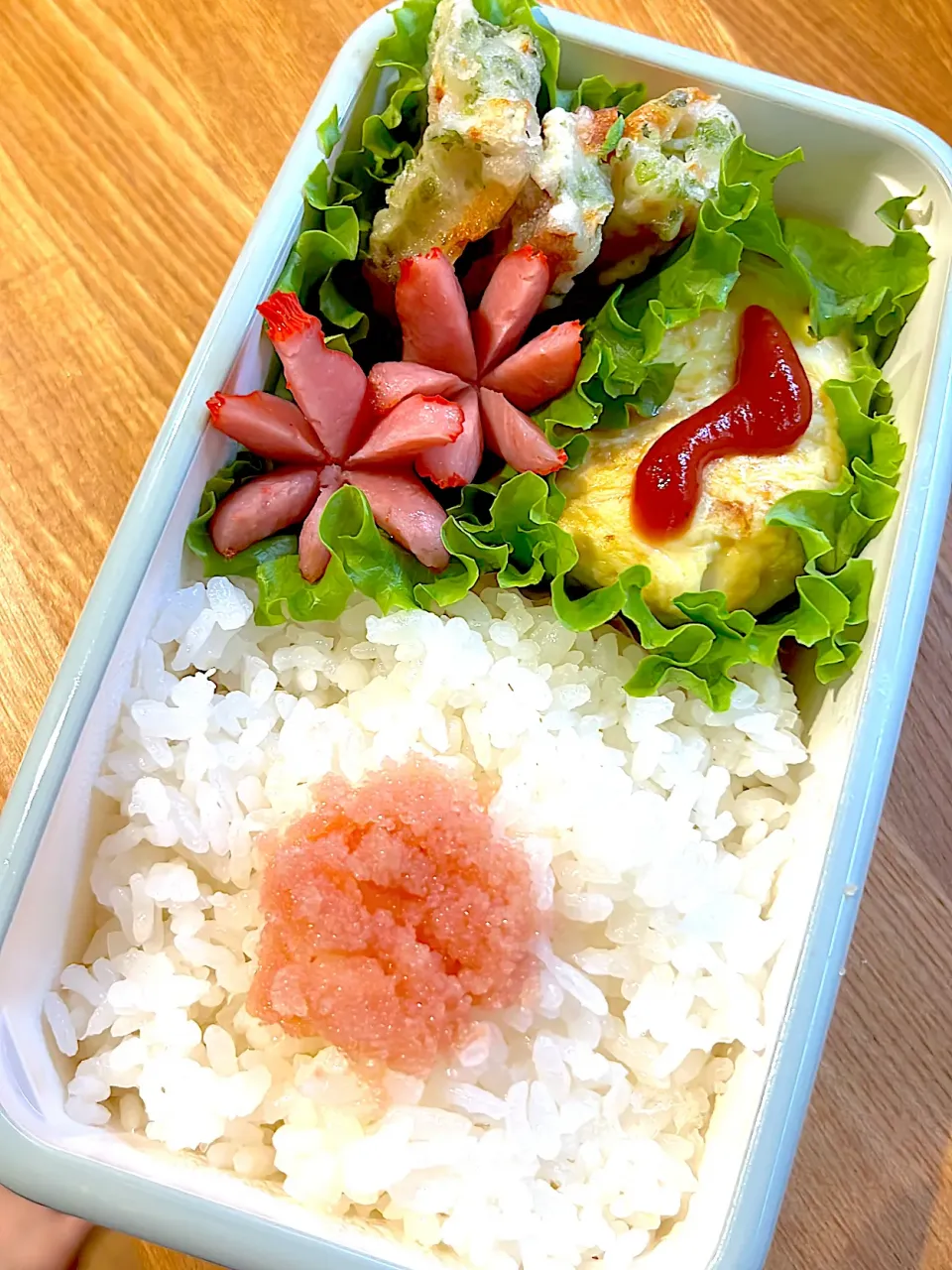 JK弁当 お花畑のチーズオム弁当|nao1492さん
