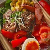 ペッパーランチ風お弁当| みゆき𐤔(◍´͈ ᵕ `͈ ◍)𐤔さん