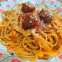 ミートソース風？スパゲッティ|Apolloさん