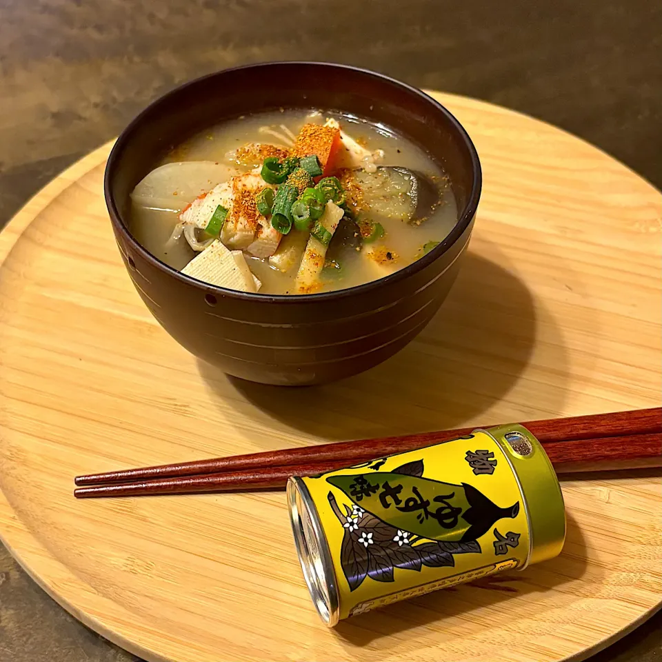 お味噌汁に七味|かっちゃん杉さん