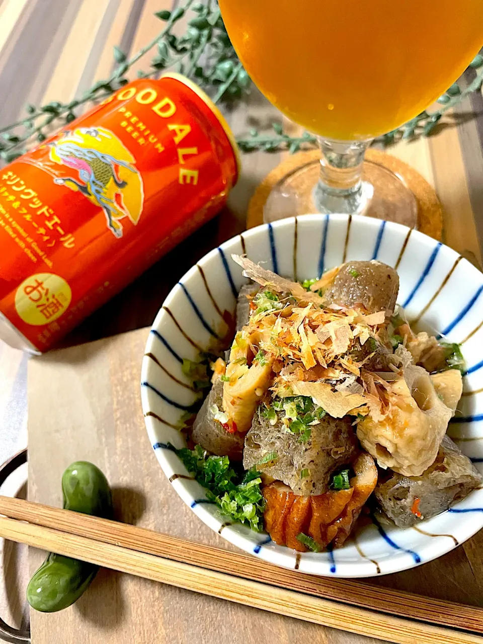 ちくわと冷凍蒟蒻の炒め物|はるなさん