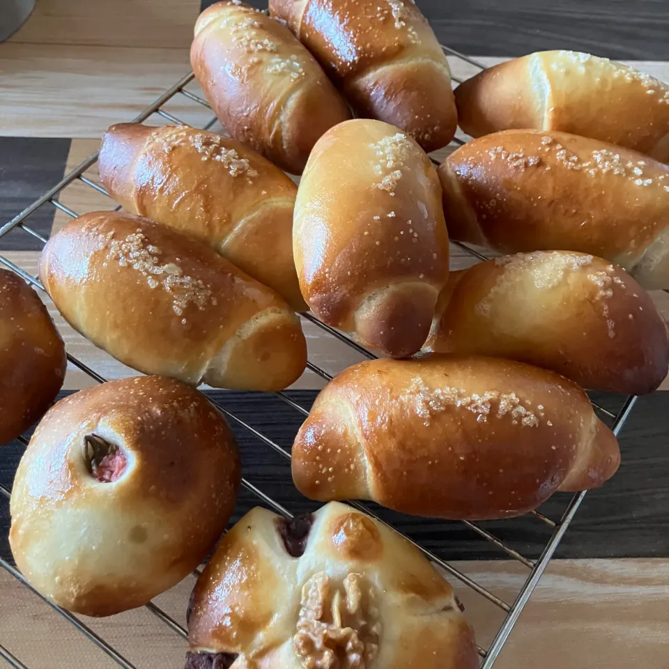 塩パン＆あんぱん2種|はるさん