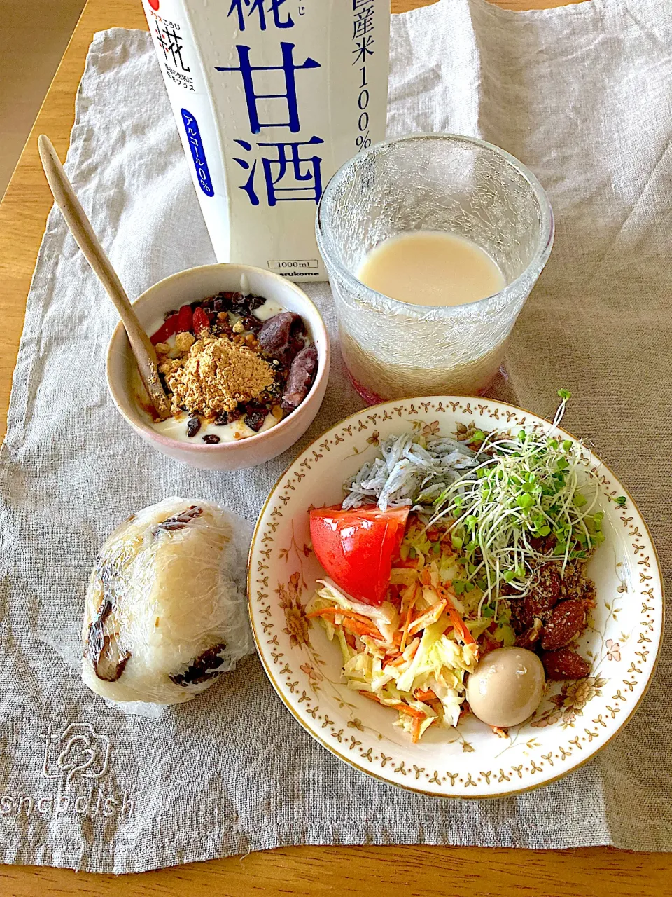 今日のmyランチ♡|さくたえさん