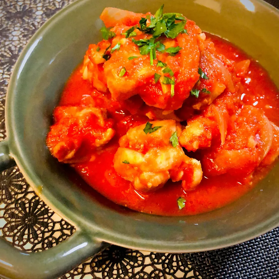 チキンのトマト煮🍅|ユミさん