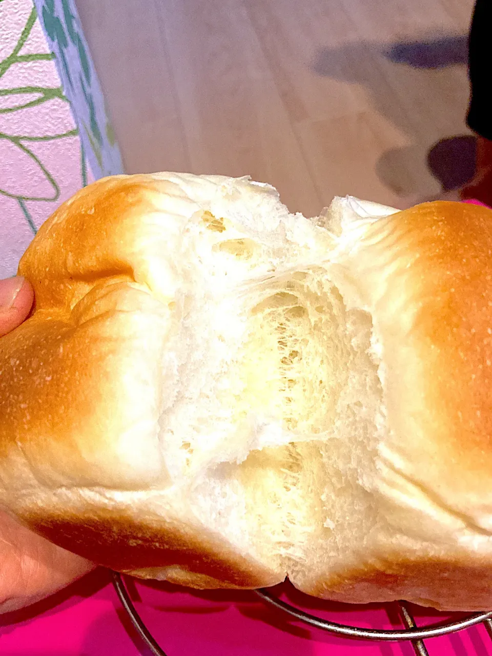 さつまいも入ホエー食パン|あーさん